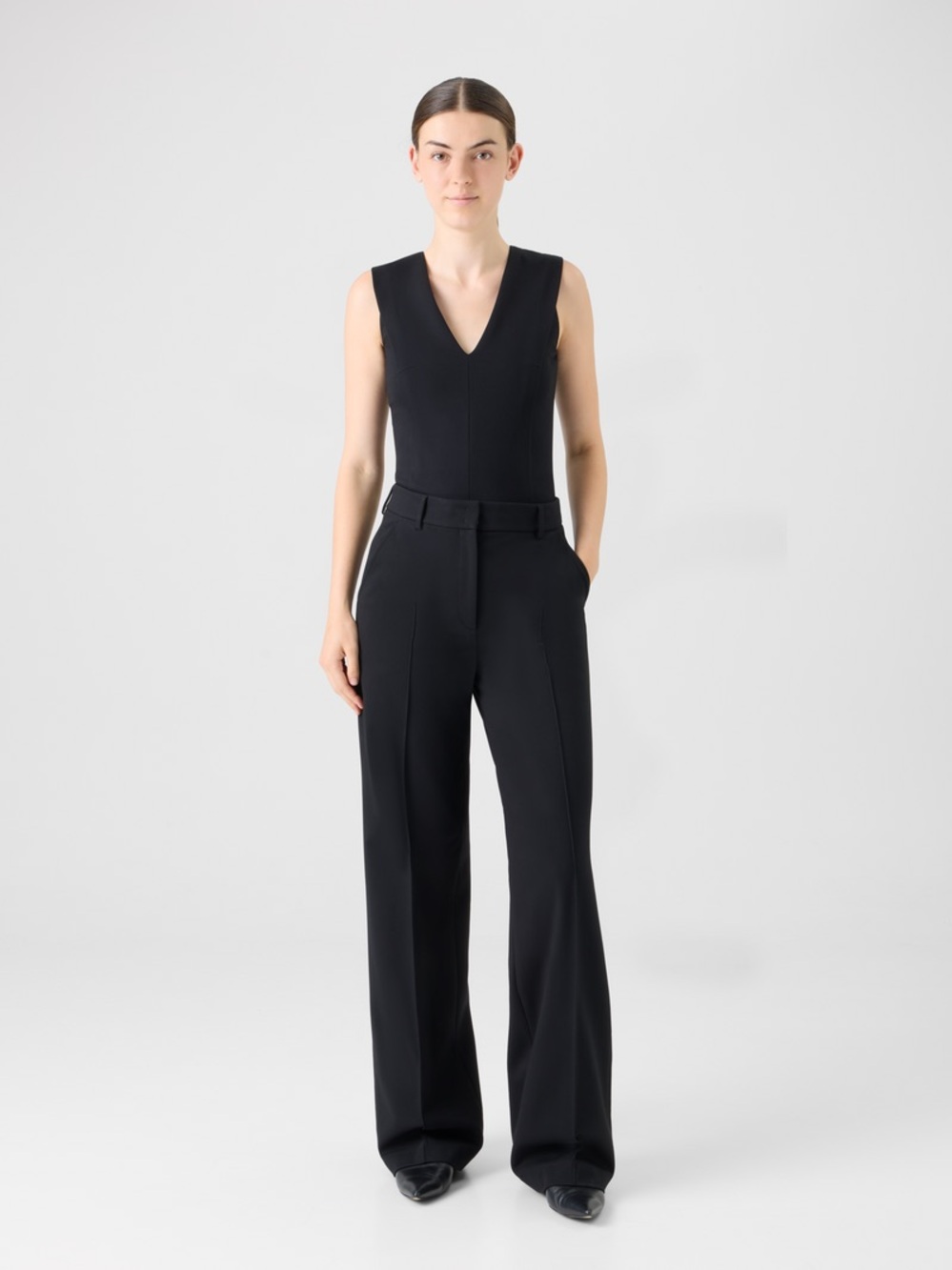 Akris Sleeveless Silk and Cotton Top